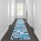 Flash Furniture Turquoise 2' x 11' Distressed Abstract Area Rug OKR-RG1100-211-TQ-GG - alternate 1